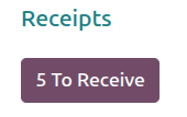 # To Receive button on Receipts task card on Inventory Overview page.