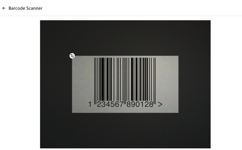 The Barcode Scanner window of the Registration Desk in the Axis Events application.