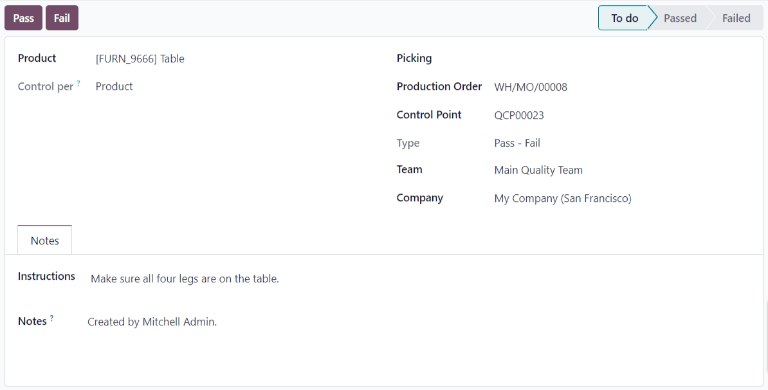 Display ECO revision history for a BoM for a product.